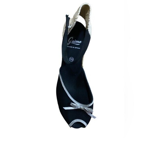 - Anthropologie Gaimo women 10 espadrilles Canvas Upper Casual  vacation beach - Picture 5 of 7